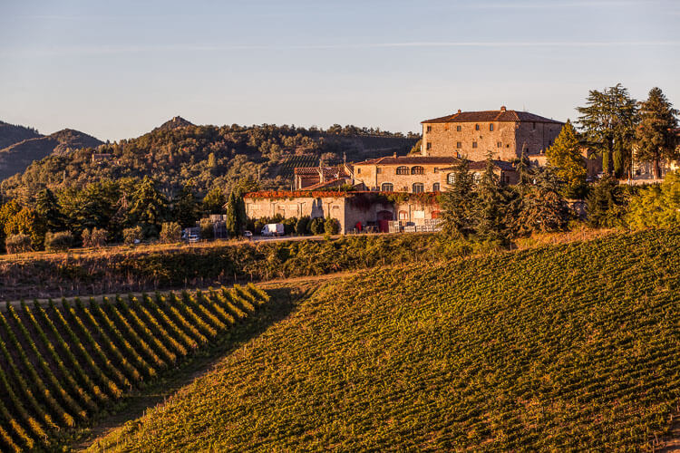 Doppelzimmer Classic Fiascaio Toskana Weingut La Vite im Chianti mit großem Pool und Restaurant