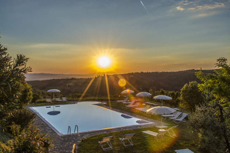 Ferienwohnung Torre  Toskana Agriturismo Sasso Storico mit Pool und Frühstück