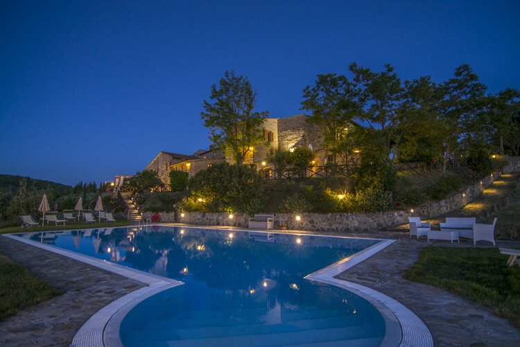 Ferienwohnung Scaletta Toskana Agriturismo Sasso Storico mit Pool und Frühstück