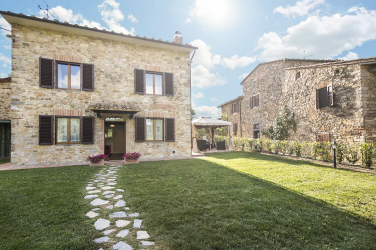 Ferienhaus Villino  Toskana Agriturismo Sasso Storico mit Pool und Frühstück