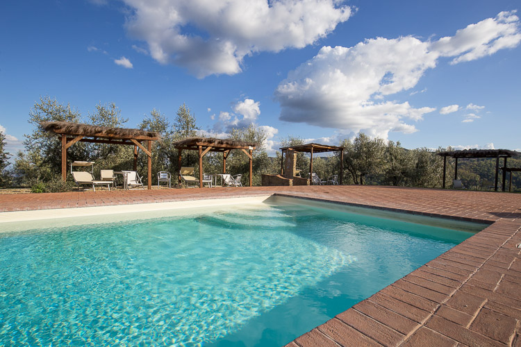 Doppelzimmer Classic Lampone Hotel Agriturismo di Sereto im Chianti mit Pool