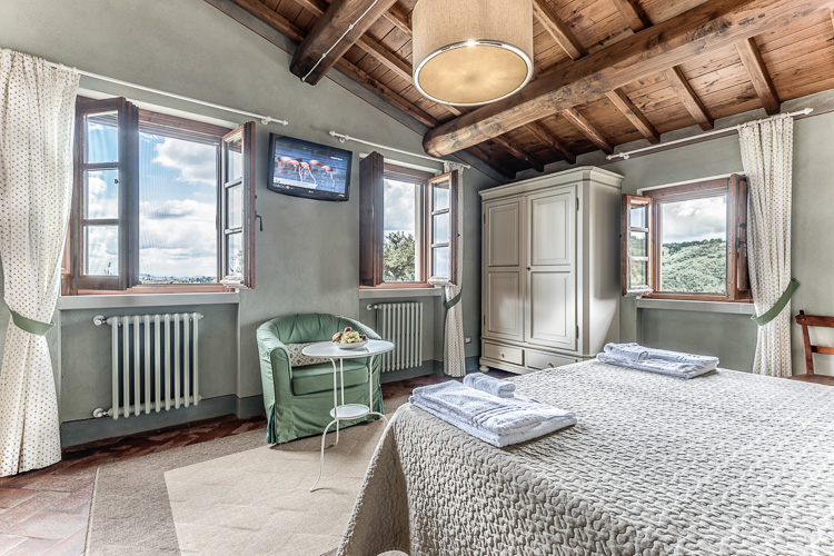 Doppelzimmer Classic Salvia Hotel Agriturismo di Sereto im Chianti mit Pool