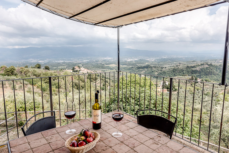 Ferienwohnung Gufo Toskana Agriturismo di Sereto im Chianti mit Pool und Frühstück, Restaurant, Reit-Schule