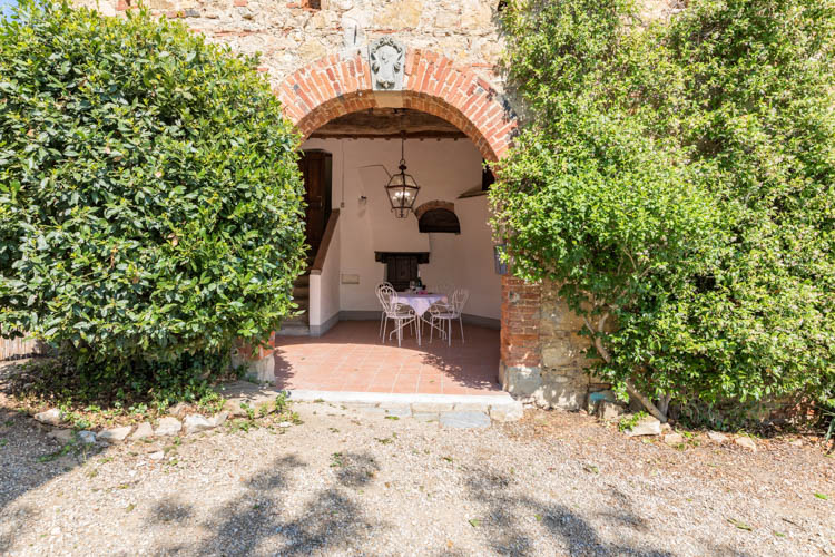 Toskana Ferienhaus Porticato im Chianti für 6 Personen mit Hund, eigener Pool