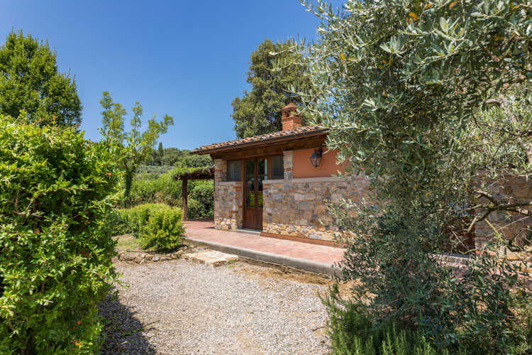 Ferienwohnung Häuschen Fico Toskana Agriturismo Weingut Casale Presciano mit Pool