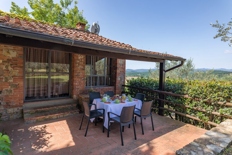 Toskana Ferienhaus Il Noce mit Pool im Chianti Weingut