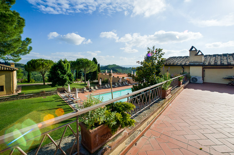 Ferienwohnung Germano Tenuta Sticciano Toskana Agriturismo mit Pool und Weingut Ansicht 4