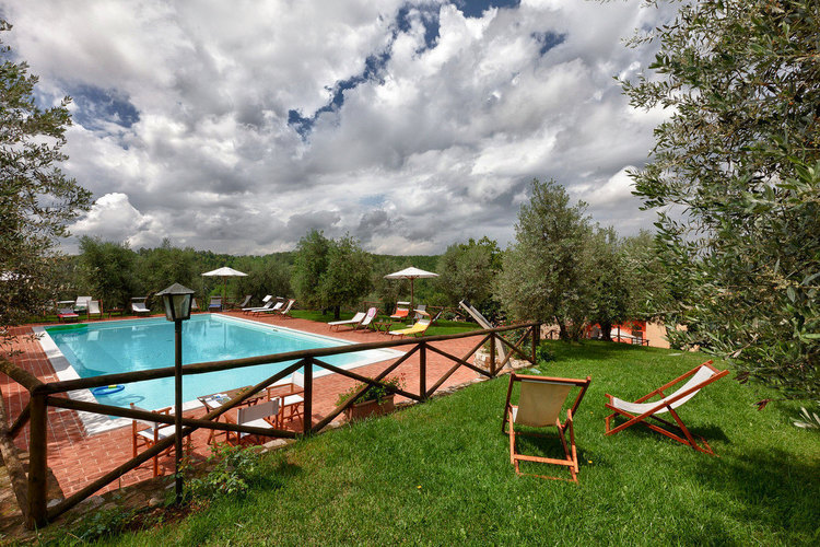 Ferienwohnung Casa di Giotto im Weingut I Greppi mit Pool, Urlaub für 2-6 Personen