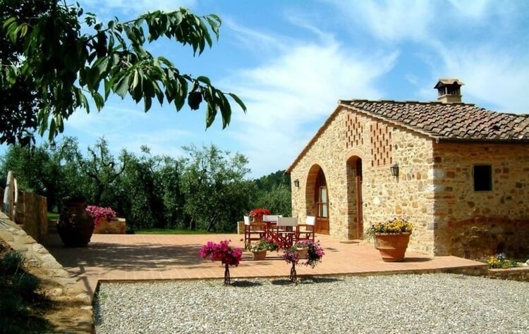 Toskana Ferienwohnung Casa di Giotto Weingut I Greppi mit Pool
