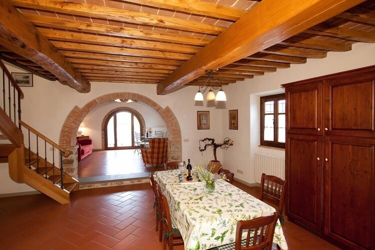 Einzelhaus Tinaia im Toskana Weingut I Greppi mit Pool, Abendessen und Frühstück