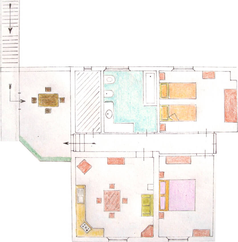 Ferienwohnung Grottino Öko-Toskana-Weingut Fattoria Fondacio mit Pool