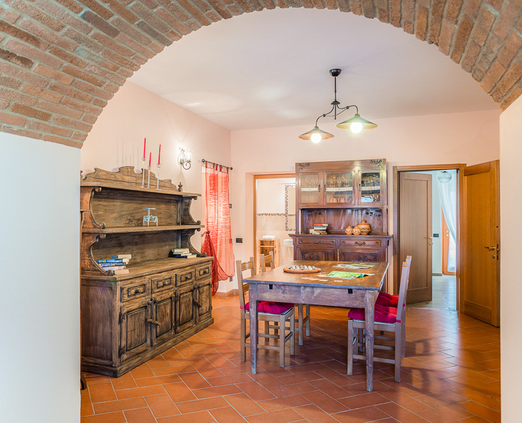 Ferienwohnung Gelsi Toskana Agriturismo Settimo Cielo im Chianti mit Pool Essen