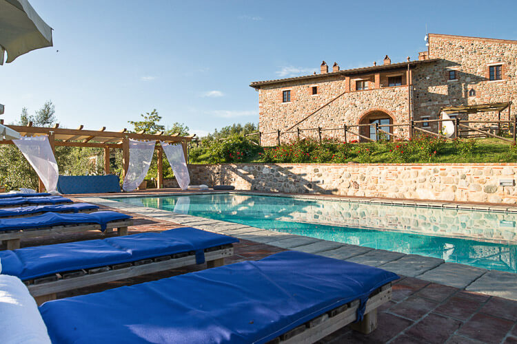 Ferienwohnung Alche Toskana Agriturismo Podere Campaini mit Pool