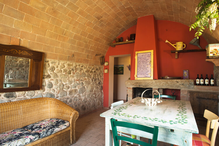 Ferienwohnung Edera Toskana Agriturismo Podere Campaini mit Pool und Frühstück bei Volterra
