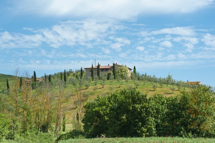Ferienwohnung Edera Toskana Agriturismo Podere Campaini mit Pool und Frühstück bei Volterra