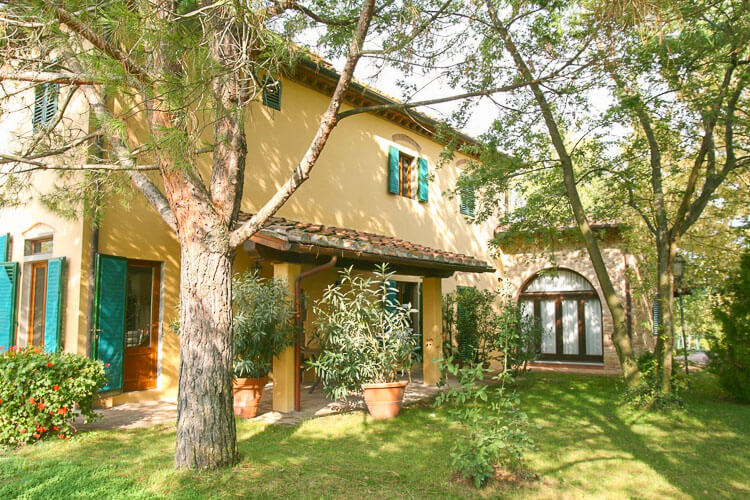 Toskana Ferienwohnung Camporaiolo im Chianti - Landgut Villa Panconesi mit Pool