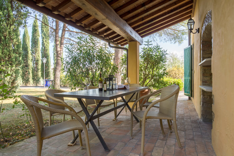 Ferienwohnung Camporaiolo Agriturismo Villa Panconesi mit Pool bei San Gimignano Aussenbereich