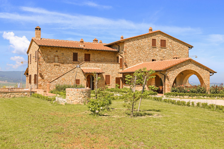 Toskana Hotel La Storia Ferienwohnung Nr. 2 mit Panorama Pool bei Volterra