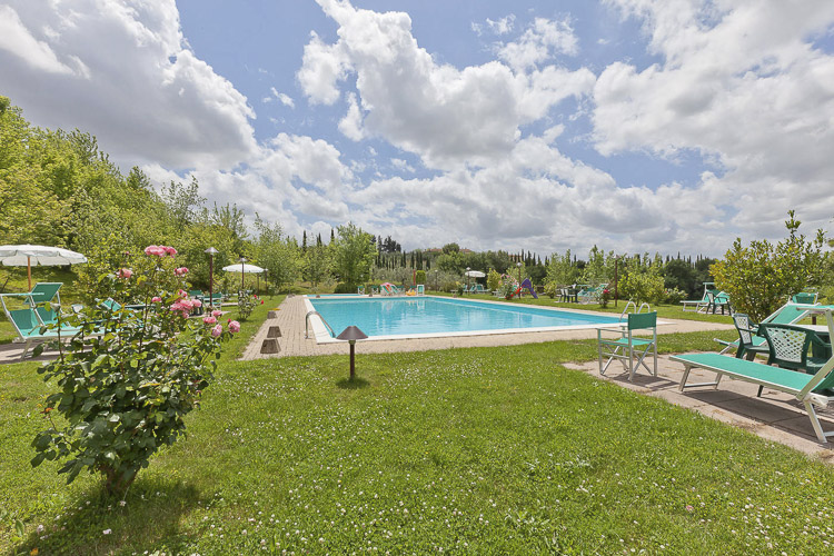 Ferienwohnung Dante im Toskana Weingut Residence San Lorenzo mit Pool