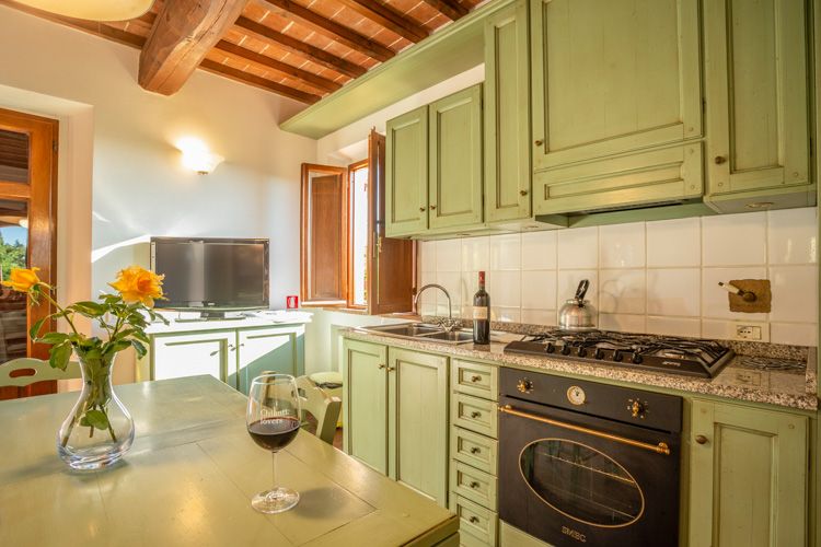 Ferienwohnung Galileo im Chianti Weingut Residence San Lorenzo mit Pool