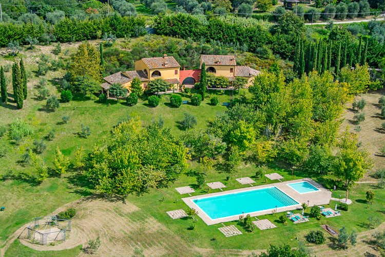 Ferienwohnung Galileo im Chianti Weingut Residence San Lorenzo mit Pool