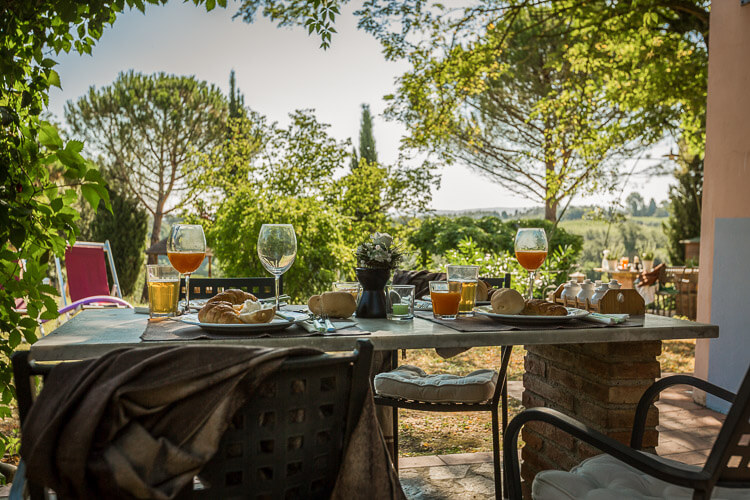 Ferienwohnung Ciclamino im Toskana Weingut Casa Montelopio Urlaub zu zweit