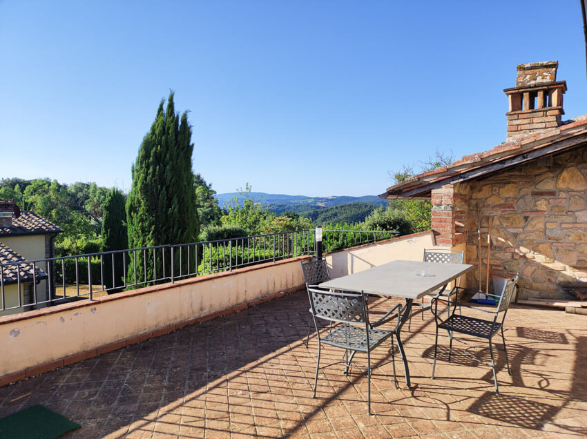 Ferienwohnung Edera in der Toskana mit Pool und Ausblick