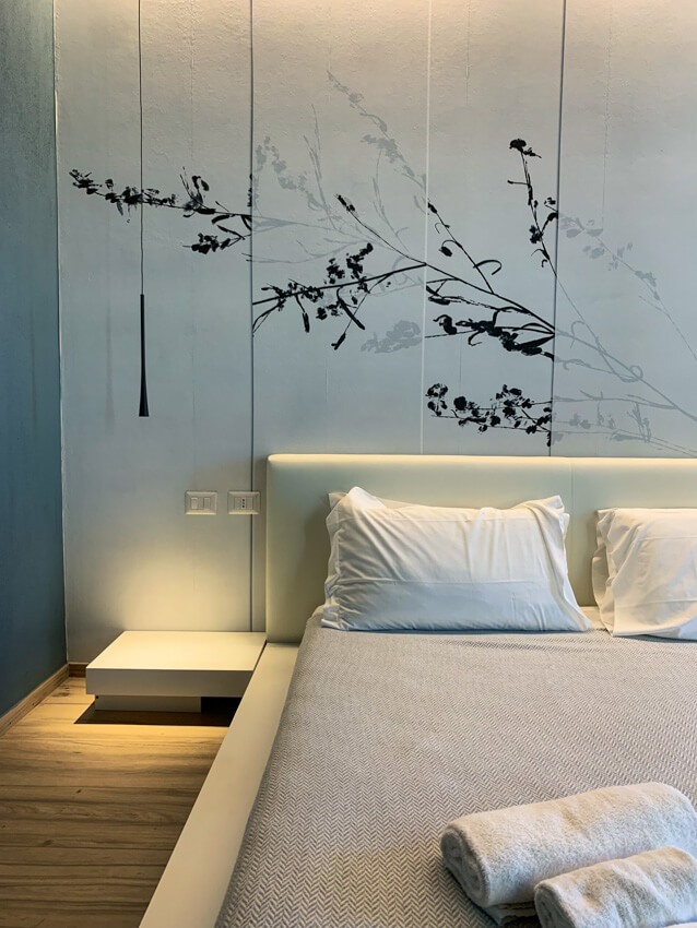 Suite Essenza Relais di Cornia in Meeresnähe in der Toskana schlafen