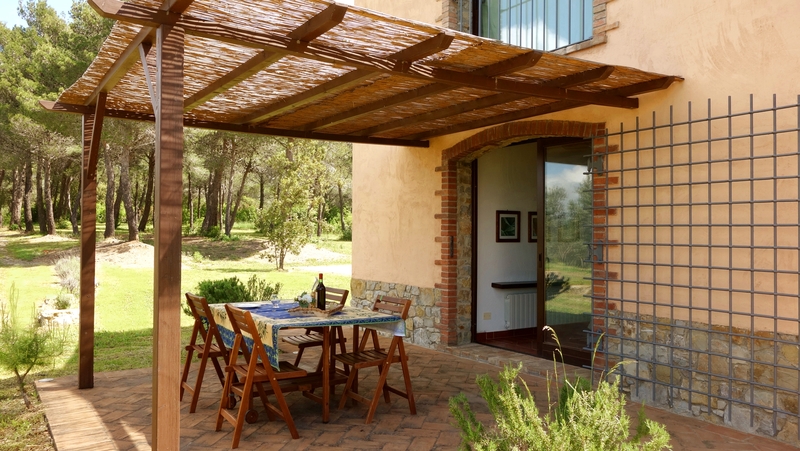 Ferienwohnung Riccio Residence Ramorino Toskana Ferienwohnungen Pool mit Meerblick Terrasse 2