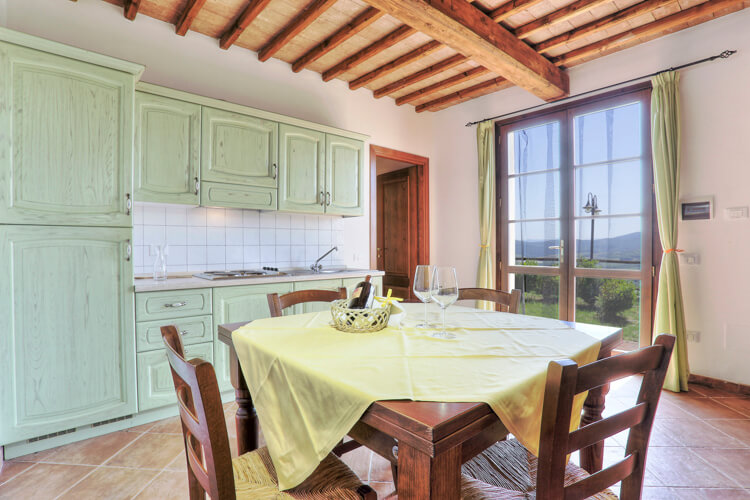 Toskana Ferienwohnung Nr. 11 im Borgo del Monte, Pool und eigene Terrasse