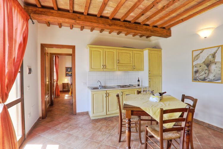 Toskana Ferienwohnung Nr. 22 am Meer im Borgo del Monte, Pool und eigene Terrasse