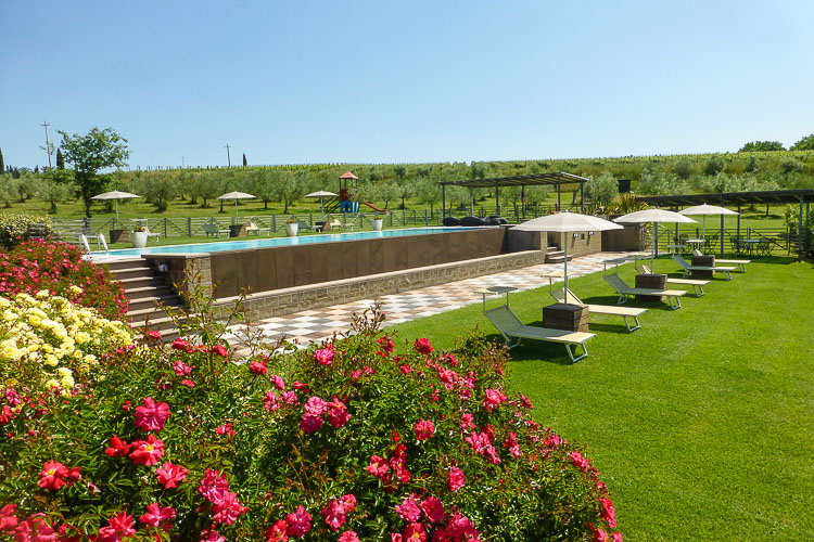 Toskana Ferienwohnung Girasoli im Agriturismo La Poesia mit Pool, Hunde erlaubt