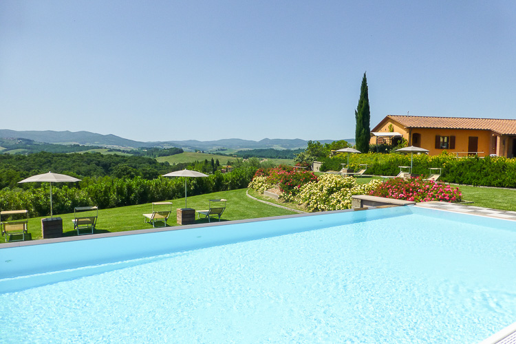 Toskana Ferienwohnung Lavanda im Agriturismo La Poesia mit Pool, hundefreundlich