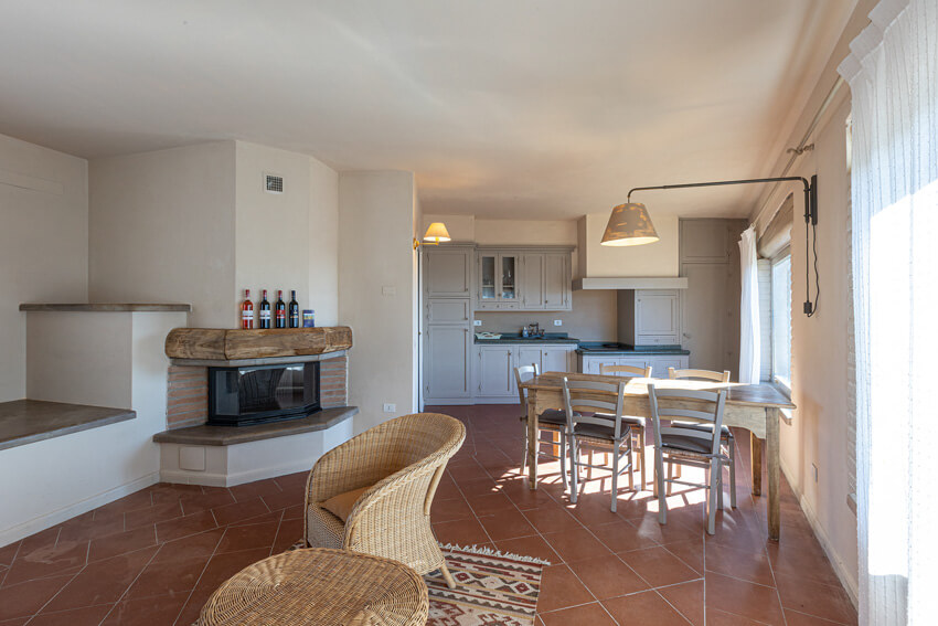 Ferienwohnung Nr. 4 Agriturismo Prata am Meer in der Toskana Aufenthaltsbereich