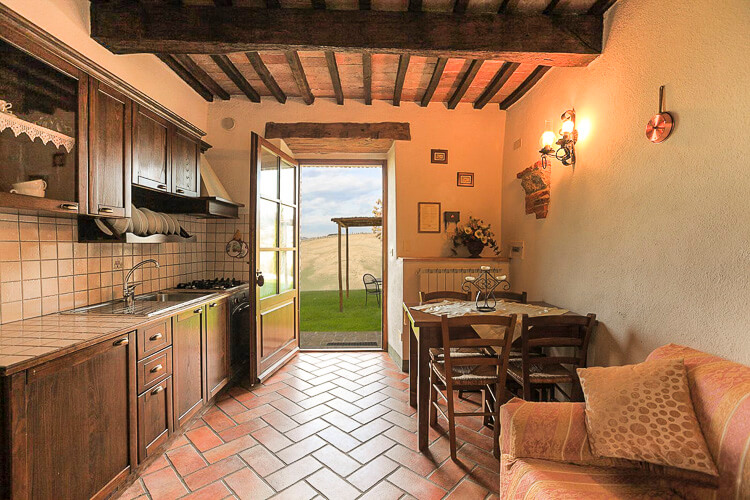 Ferienwohnung Moro Toskana Agriturismo Caccia Amici mit Pool für Urlaub zu zweit