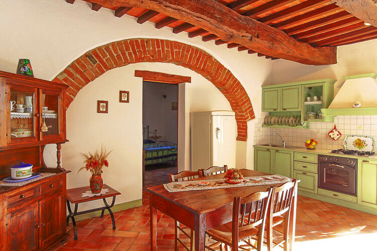 Ferienwohnung Tiglio Toskana Agriturismo Caccia Amici mit Pool und Aussicht