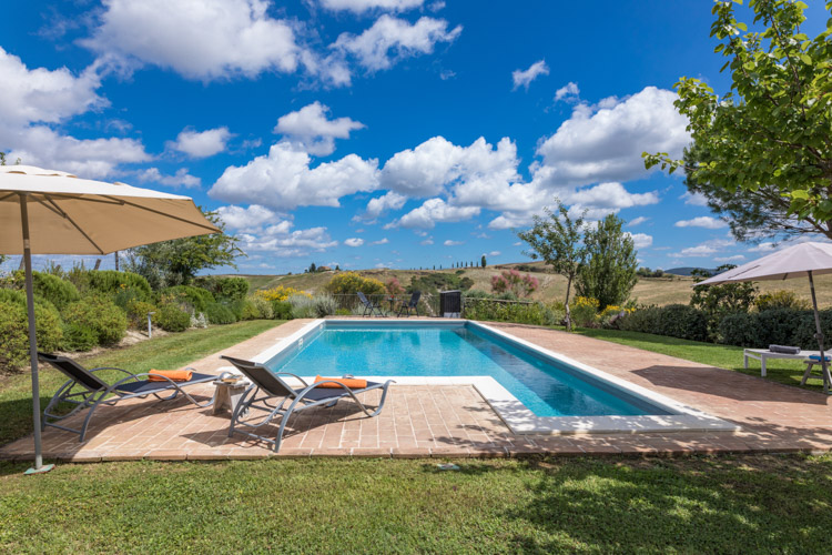 Casa Aria della Crete Toskana Ferienhaus zwischen Siena, Pienza und Montepulciano