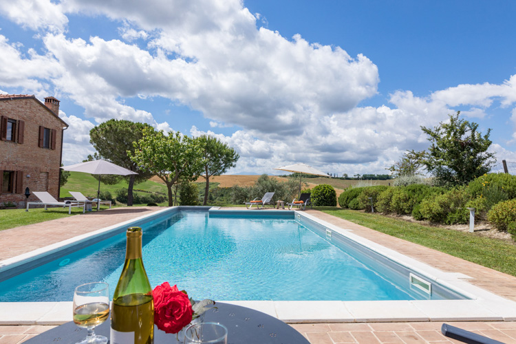 Casa Aria della Crete Toskana Ferienhaus zwischen Siena, Pienza und Montepulciano