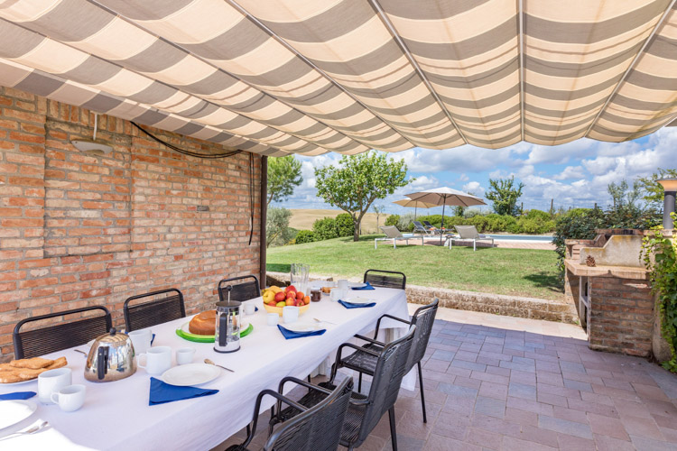 Casa Aria della Crete Toskana Ferienhaus zwischen Siena, Pienza und Montepulciano