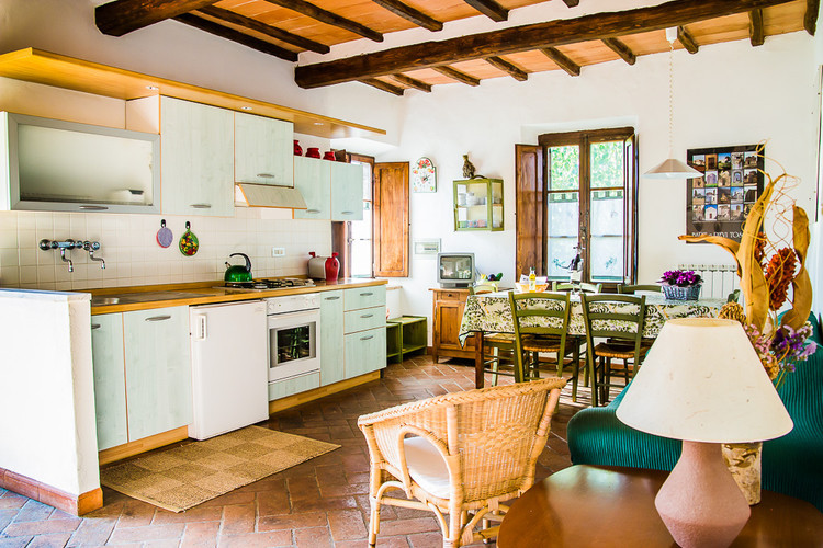 Ferienwohnung Ginestra im Agriturismo Casa Murlo mit Pool in der Süd-Toskana