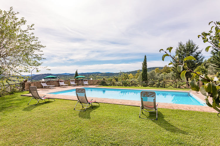 Ferienwohnung Aranceto Süd-Toskana Weingut Limonaia mit Pool bei Siena