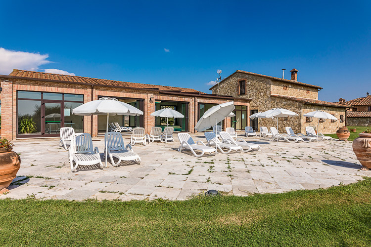 Toskana Ferienwohnung Mezzadro Agriturismo Borgo Bacco mit Pool
