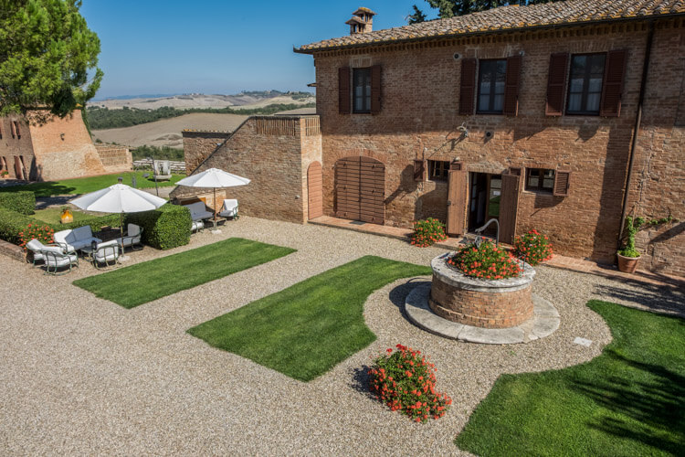 Toskana Ferienwohnung Lupa Agriturismo Campana mit Pool