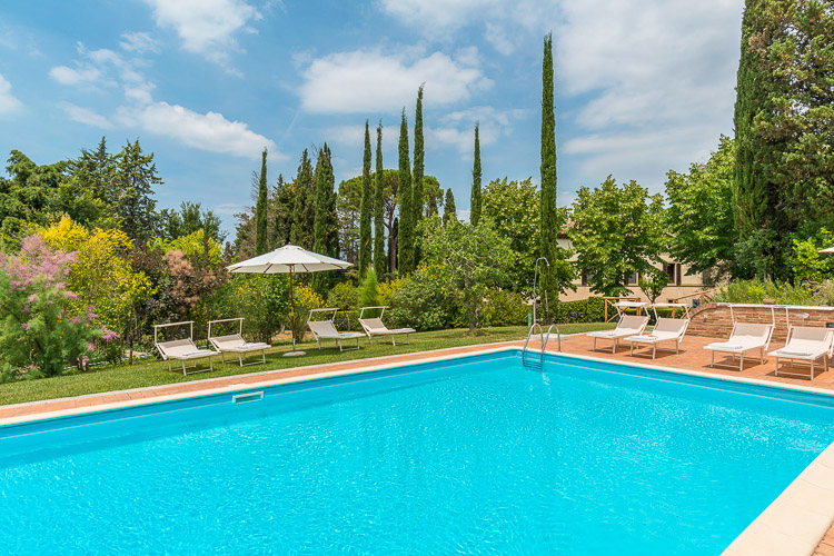 Toskana Ferienhaus Villa im Agriturismo Campana mit Privat-Pool, Urlaub mit Hund